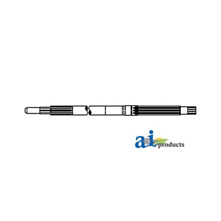 A & I Products Shaft, Clutch & Transmission 46" x1.2" x1.2" A-351534R21